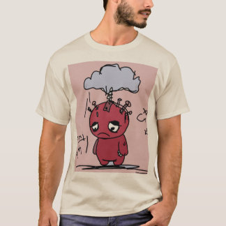 Camiseta Gráfica de Monstruo Abstracto Expressionista Retro