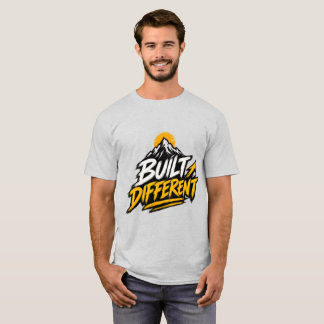 Camiseta Gráfica de montaña construida diferente