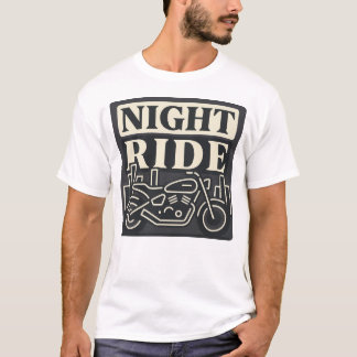 Camiseta gráfica de motocicleta urbana para paseos