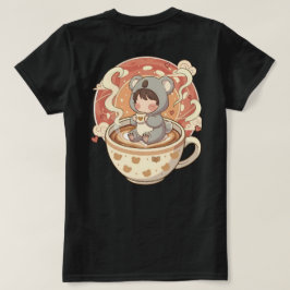 Camiseta gráfica de mujer de koala chibi kawaii