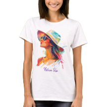 Camiseta gráfica de mujer Nature Vibe – Chica
