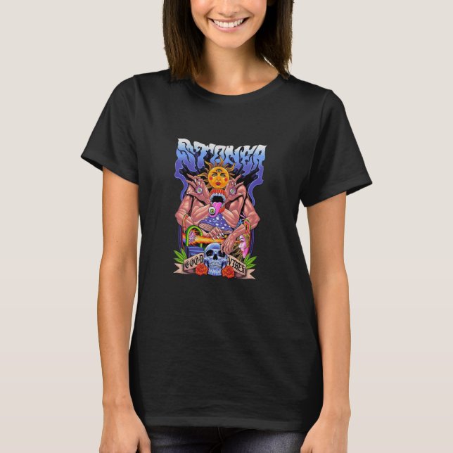 Camiseta gráfica de mujer Nirvana Good Vibes (Anverso)