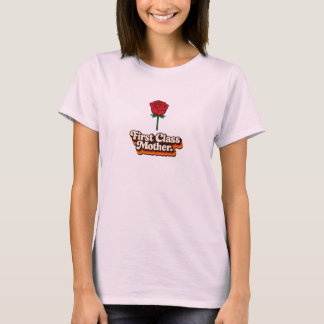 Camiseta gráfica de mujer rosa roja de madre de pr
