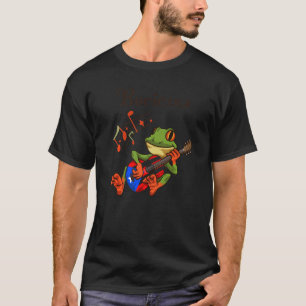 Camiseta Gráfica de música puertorriqueña de rana coqui de 