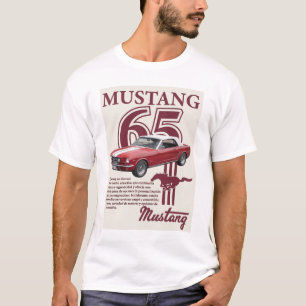 Camiseta gráfica de Mustang Convertible clásico de