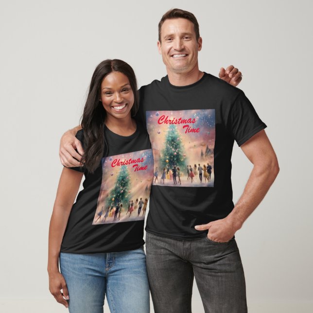 Camiseta gráfica de Navidades de Santa María (Unisexo)