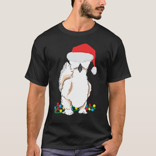 Camiseta Gráfica de Navidades divertidos de Silkie Silky Ch (Anverso)