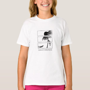 Camiseta gráfica de niñas "Spread Kindness Daisy"
