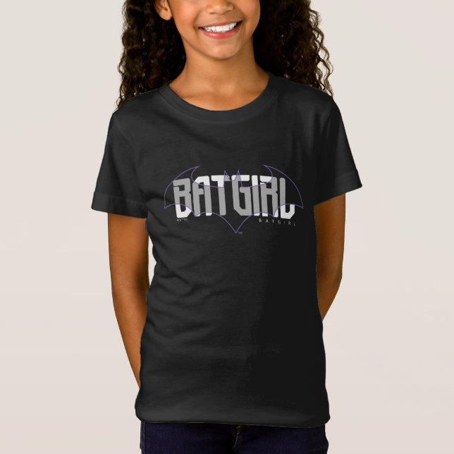 Camiseta Gráfica de nombre de alta tecnología de Batgirl (Anverso)