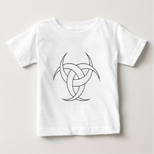Camiseta gráfica de nudo tribal para bebé