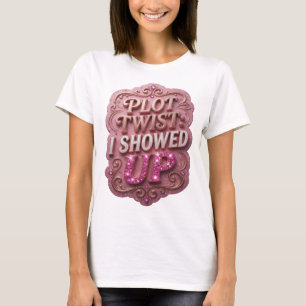 Camiseta gráfica de oro impactante I ME PRESENTÉ