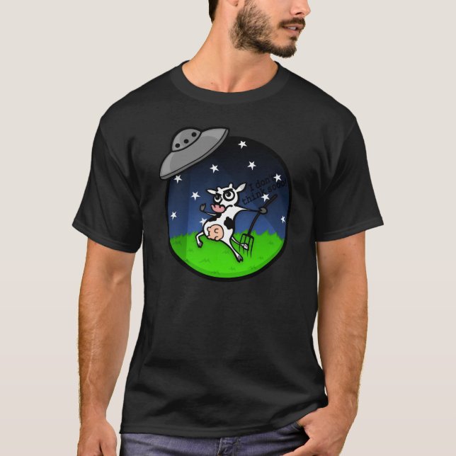 CAMISETA GRÁFICA DE OVO ALIEN DE VACA (Anverso)