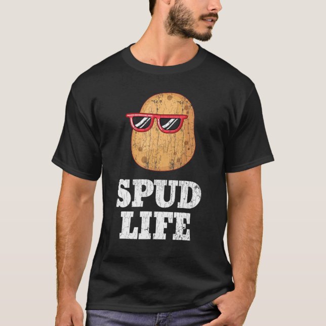 Camiseta Gráfica de patatas de la Spud Life (Anverso)