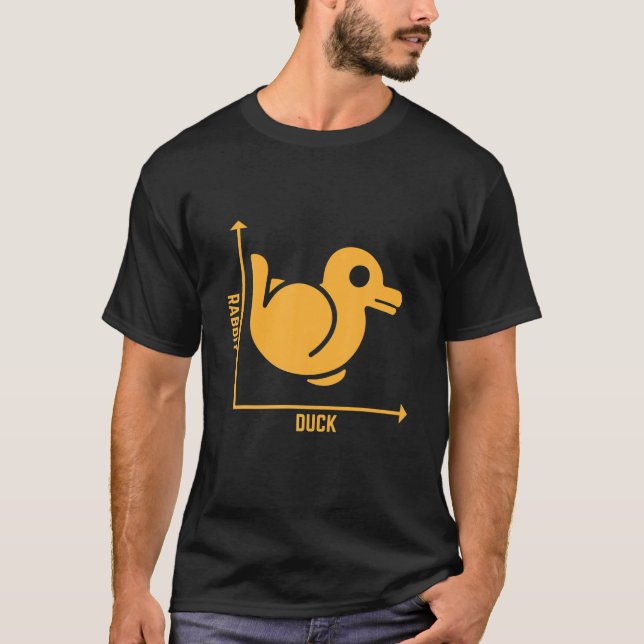 Camiseta Gráfica de pato conejo matemática de alumno regalo (Anverso)