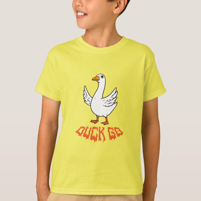 Camiseta gráfica de pato Quack Edge (Anverso)