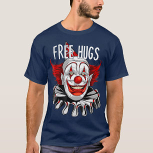 Camiseta Gráfica de payasos espeluznantes y sin abrazos de