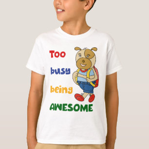 Camiseta gráfica de perro adorable niños cachorro