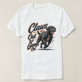 Camiseta Gráfica de perro de fútbol Labrador negro