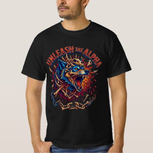 Camiseta gráfica de perro robótico Break The Leash