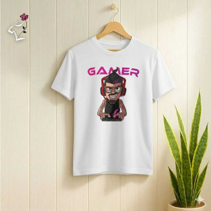Camiseta Gráfica de Personaje de Dibujos Animados
