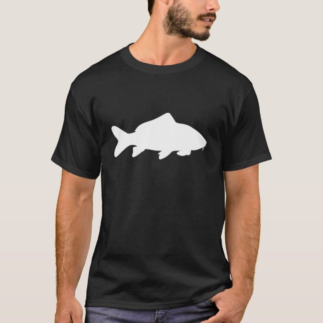 Camiseta Gráfica de pesca de carpa común divertida de agua  (Anverso)