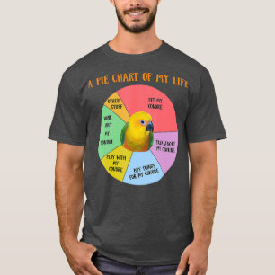 Camiseta Gráfica De Pie Graciosa De La Vida Jenday Conure P