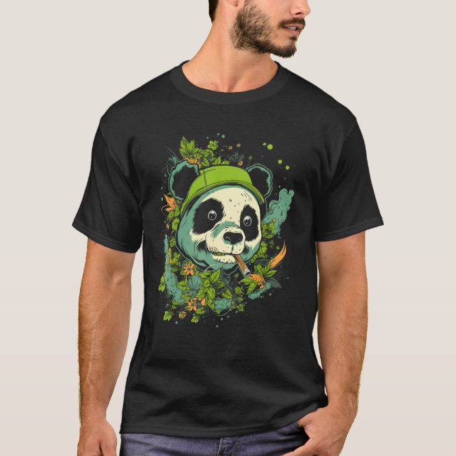 Camiseta Gráfica de pintura de pinturas de ramas de animale (Anverso)
