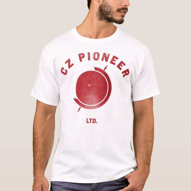 Camiseta Gráfica de Pioneer de la Zona del Canal CZ (Anverso)