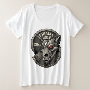 Camiseta gráfica de placa de peso de gimnasio de l