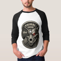 Camiseta gráfica de placa de peso de gimnasio de l