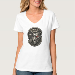 Camiseta gráfica de placa de peso de gimnasio de l