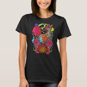 Camiseta Gráfica de pollo gallo Dia De Los Muertos