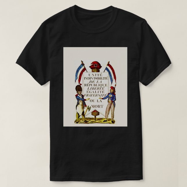 Camiseta gráfica de Poster de la Revolución France (Diseño del anverso)