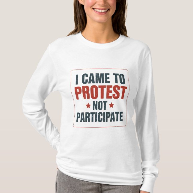 Camiseta gráfica de protesta retro vintage - Estad (Anverso)