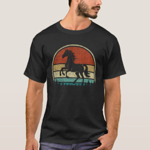 Camiseta Gráfica de puesta de sol vintage con silueta de ca