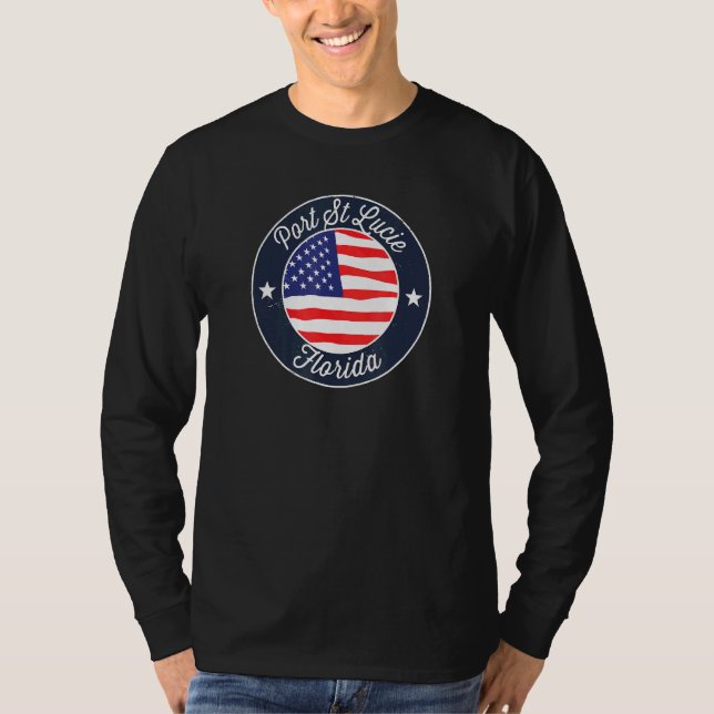 Camiseta Gráfica de recuerdo de vacaciones de Port St Lucie (Anverso)