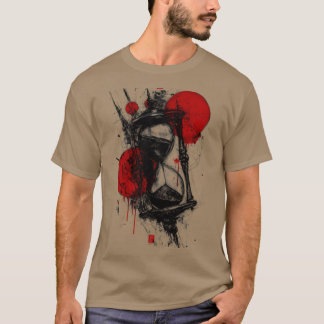 Camiseta gráfica de reloj de arena Trash Polka