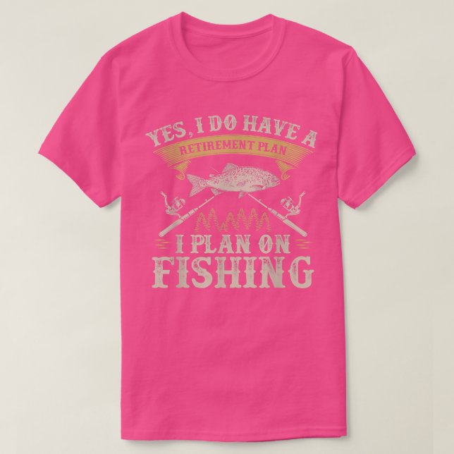 Camiseta Gráfica de retiro de pesca de trucha divertida Hom (Diseño del anverso)
