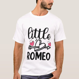Camiseta gráfica de Romeo pequeño y adorable niño