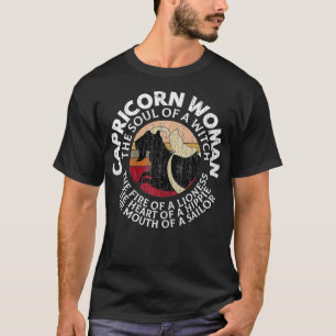 Camiseta Gráfica de Rótulo Zodiac divertida para mujeres de