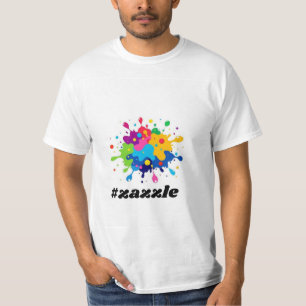 Camiseta gráfica de salpicaduras de pintura colori