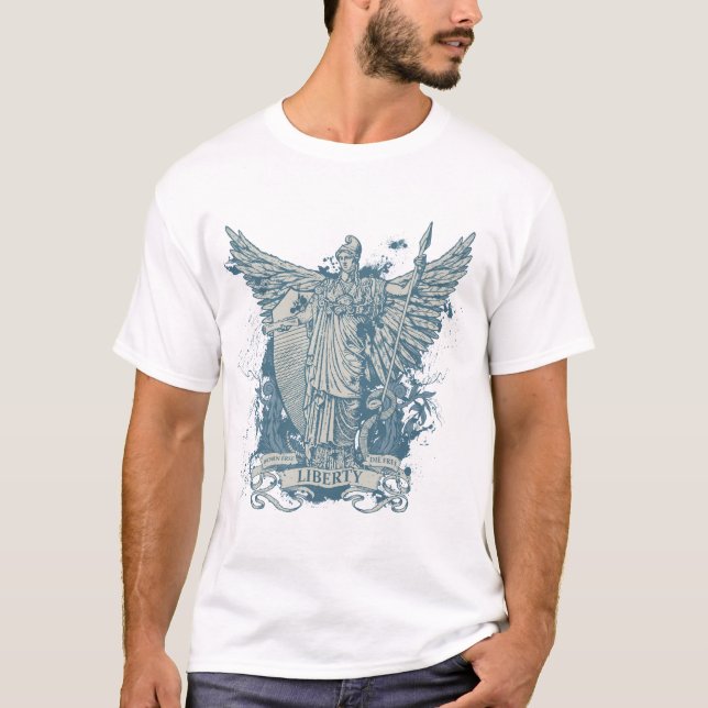 Camiseta gráfica de señora Liberty (Libertas) (Anverso)