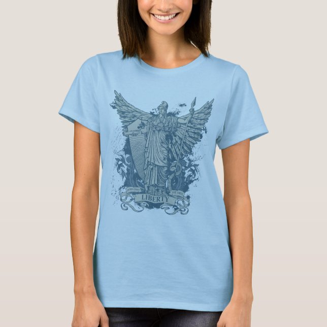 Camiseta gráfica de señora Liberty (Libertas) (Anverso)