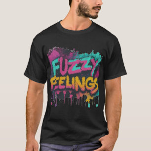 Camiseta gráfica de sensación difusa - Acogedora y