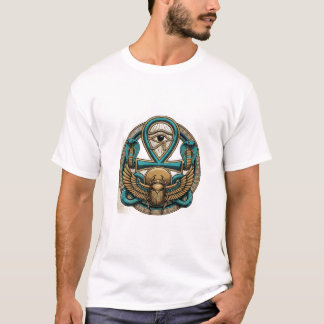 Camiseta Gráfica de Simbolismo Egipcio