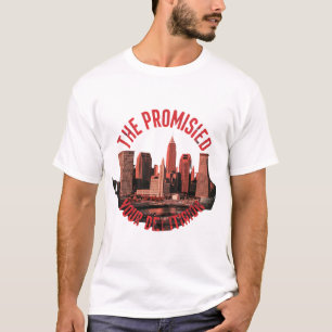 Camiseta gráfica de Skyline urbana