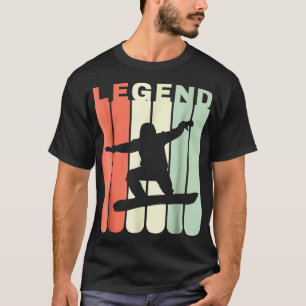 Camiseta Gráfica de Snowboard para regalo de adolescente Sn