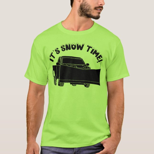 Camiseta Gráfica de Snowplow en tiempo de nieve (Anverso)