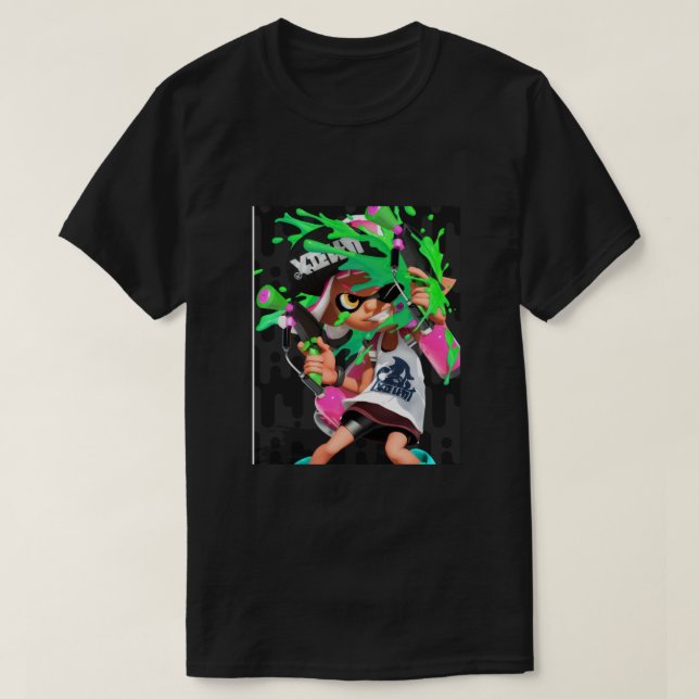 Camiseta Gráfica de splatón (Diseño del anverso)