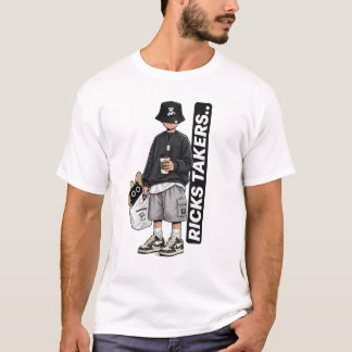 Camiseta gráfica de Streetwear Boy | Estética Urba